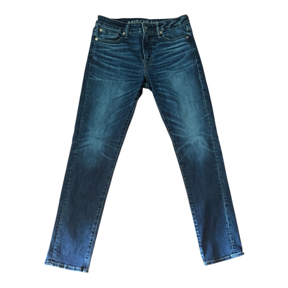 American Eagle Outfitters Men's Blue Slim Jeans
